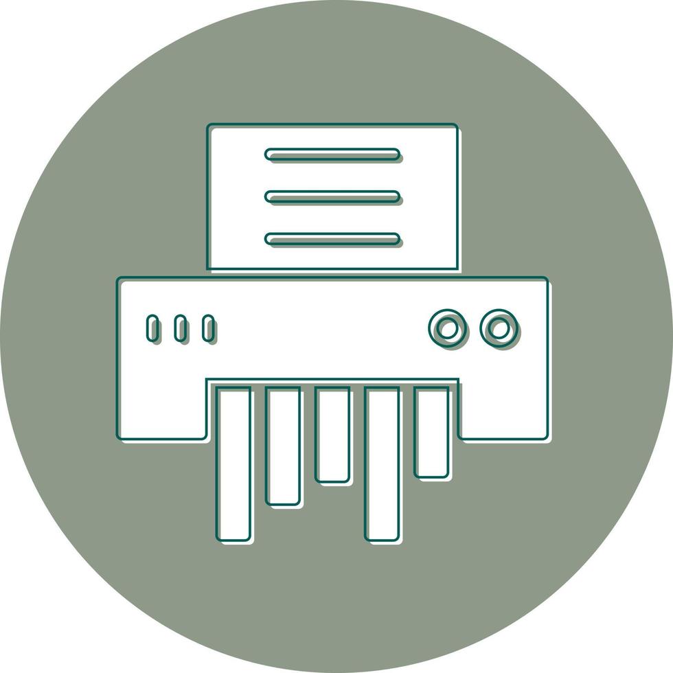 Paper Shredder Vector Icon