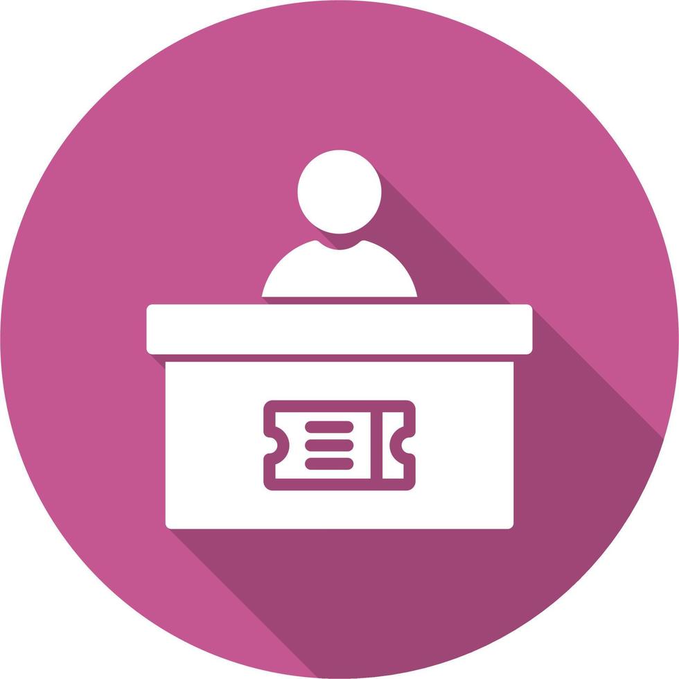 Ticket Office Vector Icon