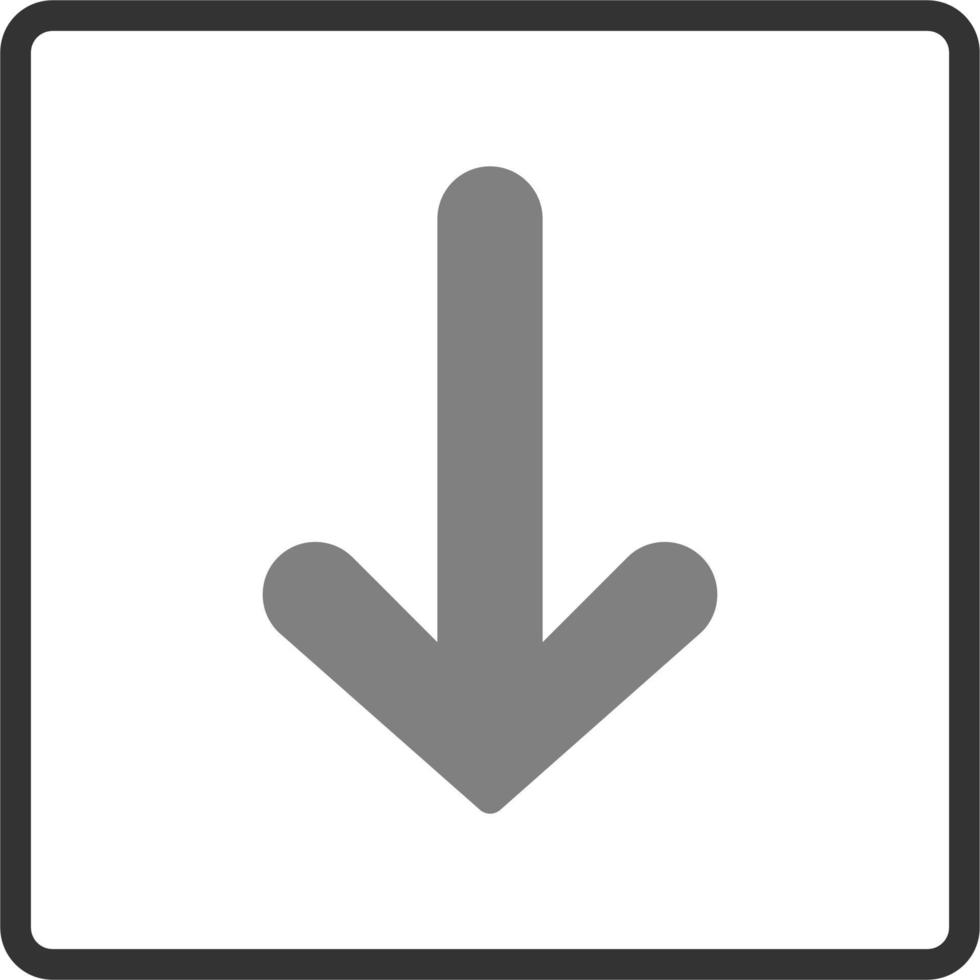 Arrow Down Vector Icon