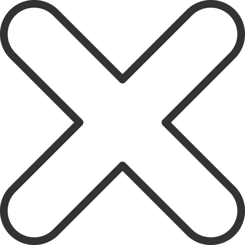 Close Vector Icon