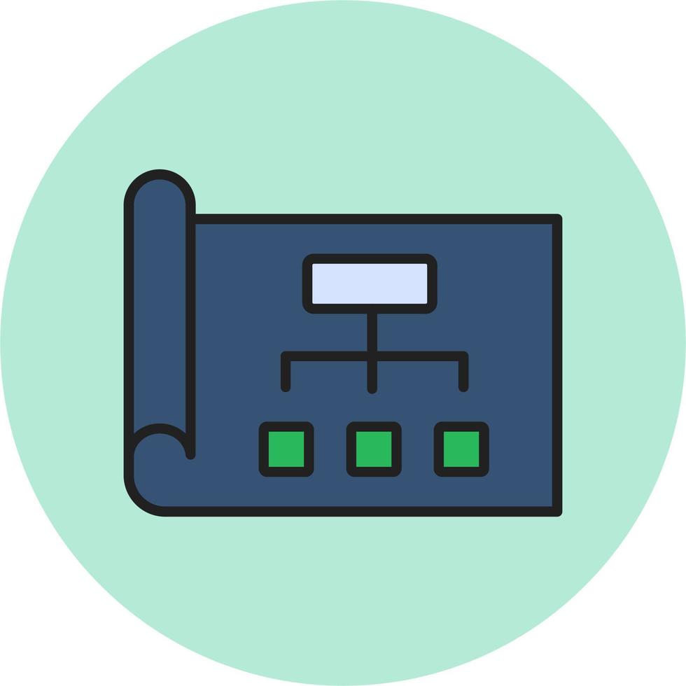 Weekly Work Planner Vector Icon