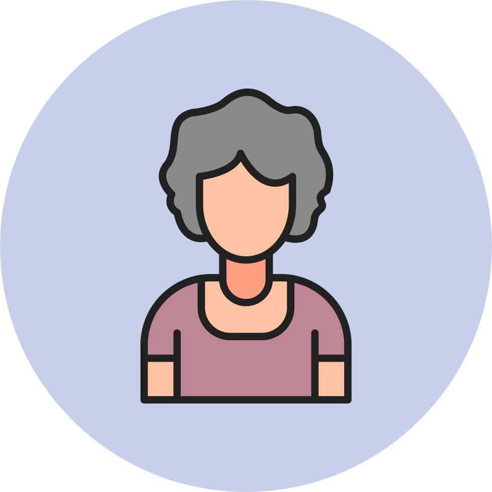 icono de vector de mujer