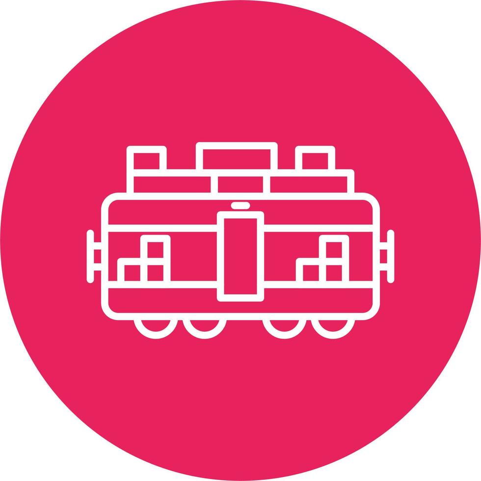 Train Cargo Vector Icon