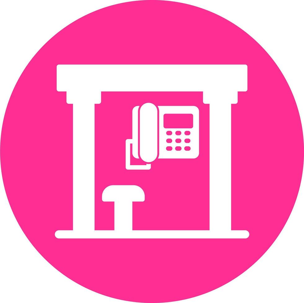 Telephone Box Vector Icon