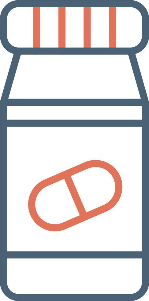 Pills Bottle Vector Icon