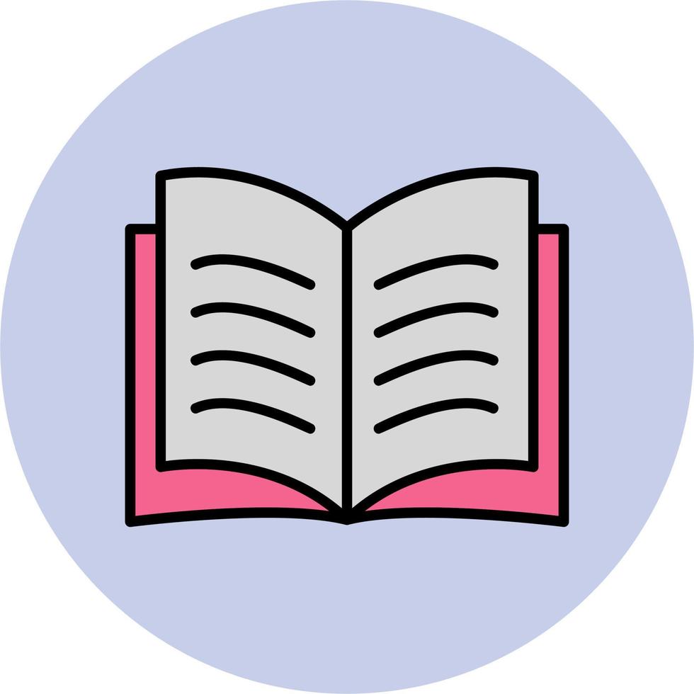 icono de vector de libro