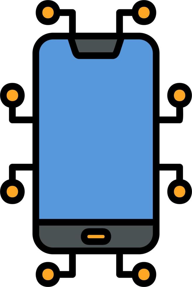 icono de vector de teléfono inteligente