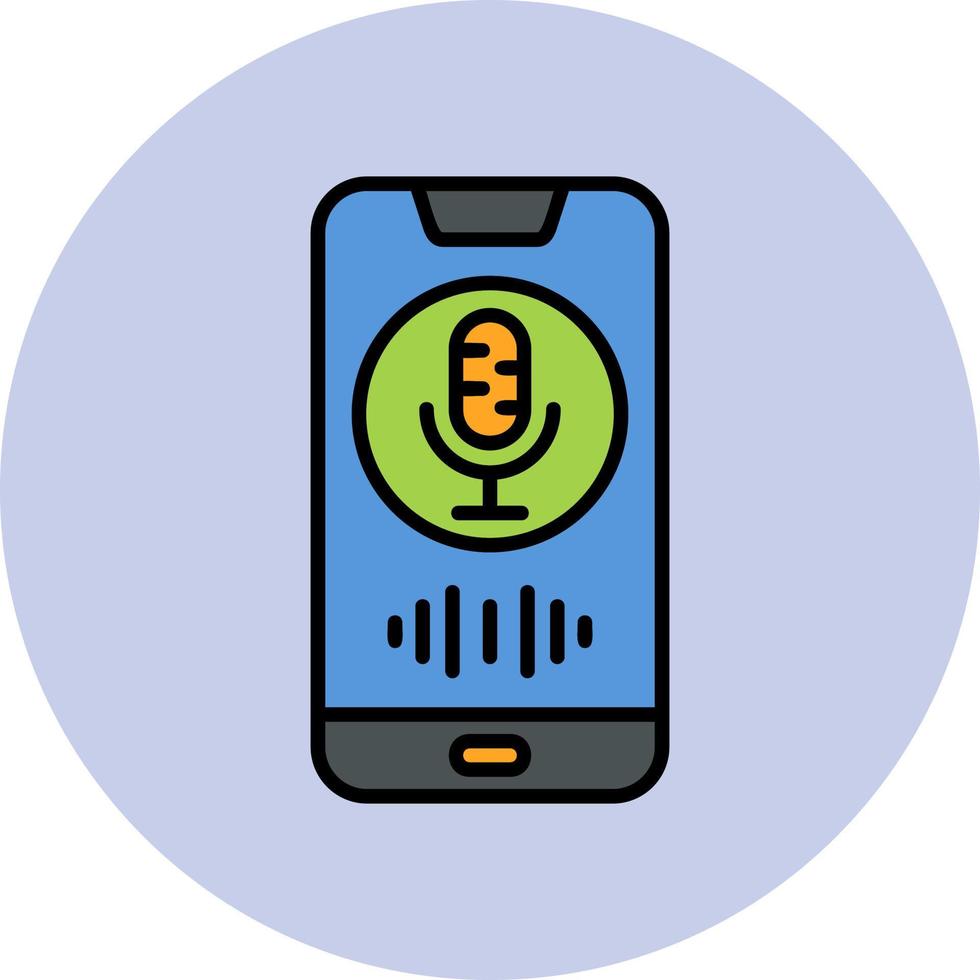 Voice Assistant Vector Icon