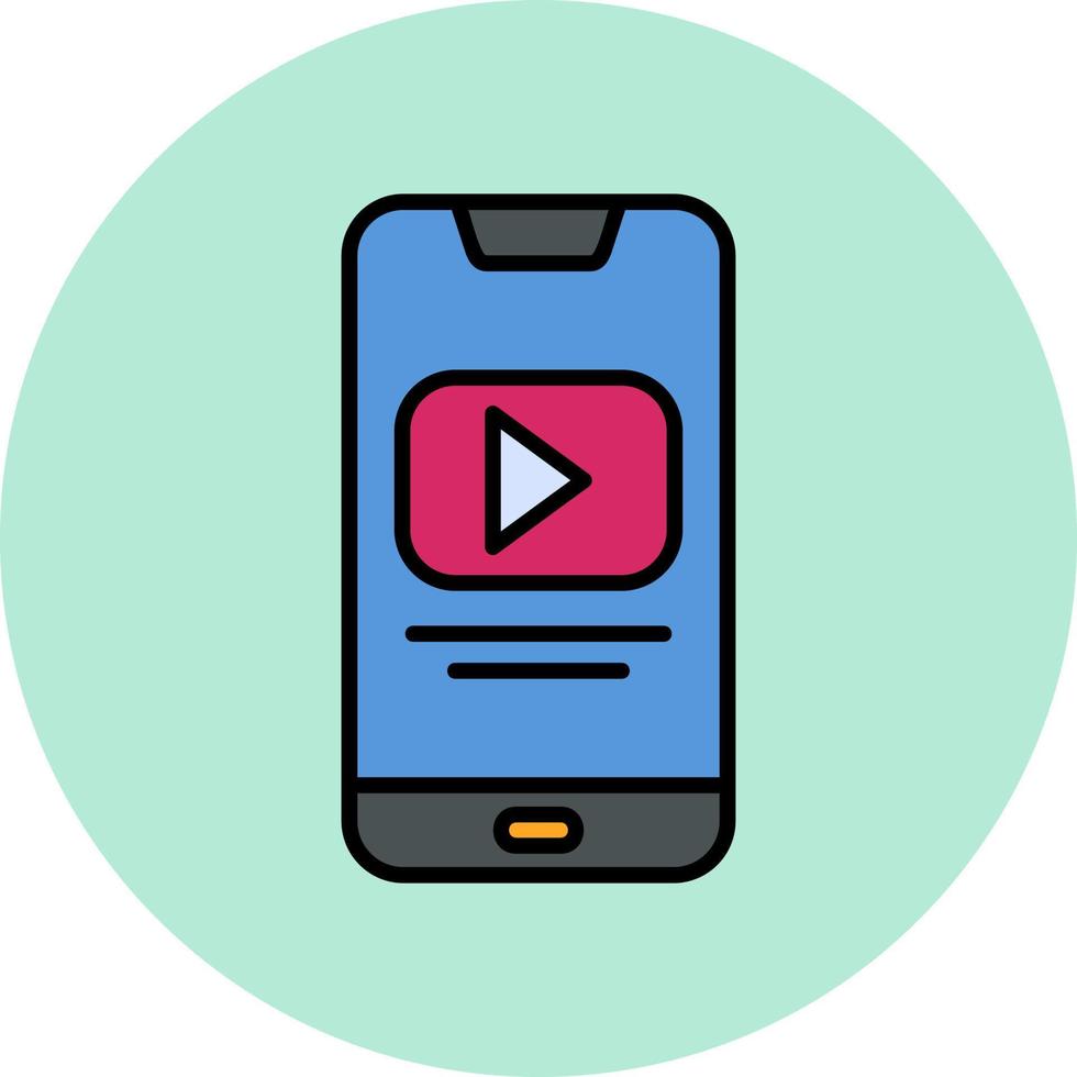Play Video Vector Icon