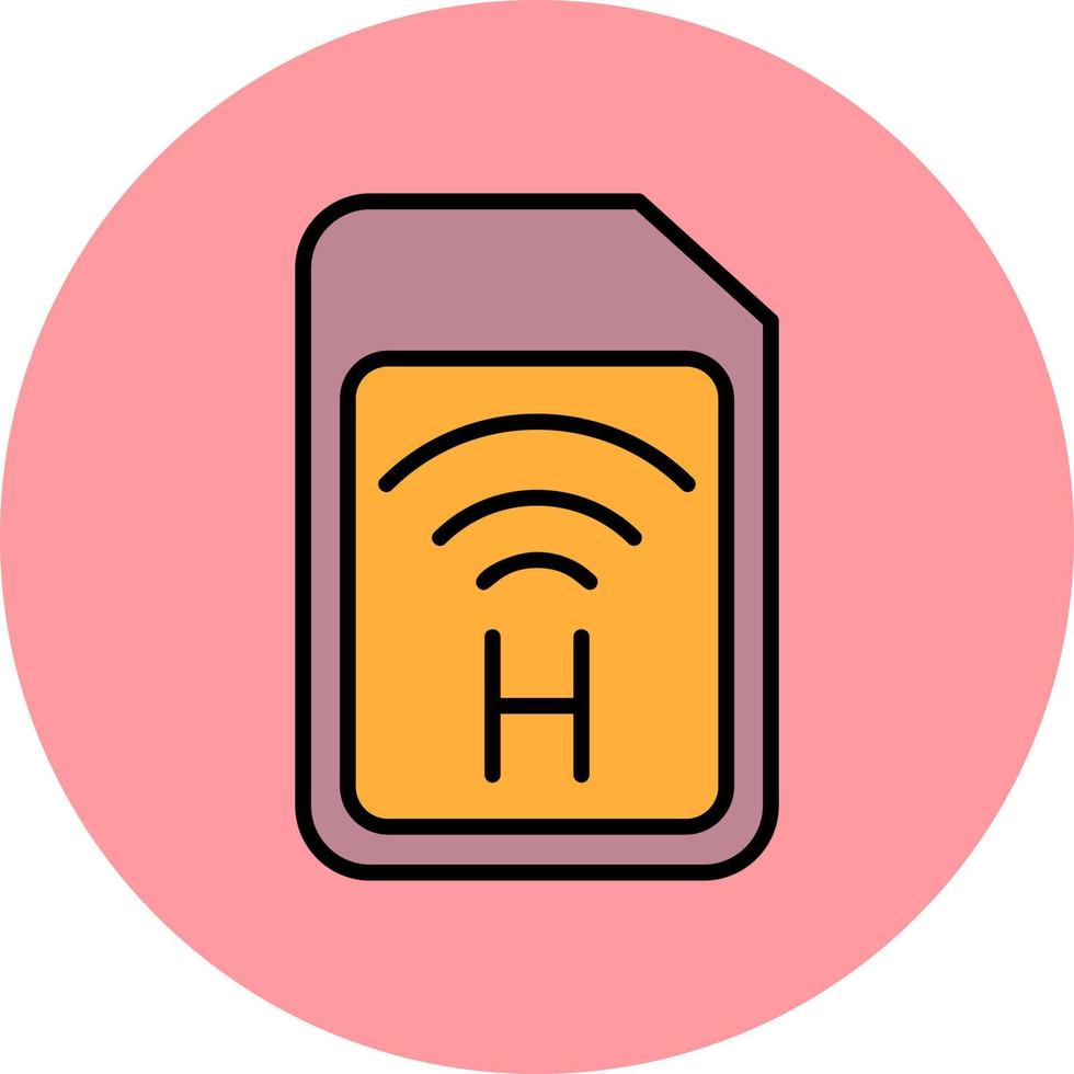 Sim Card Vector Icon