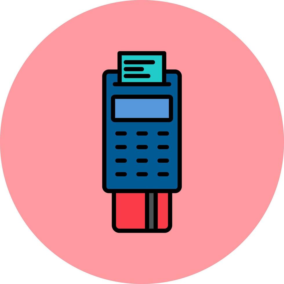 Pos Terminal Vector Icon