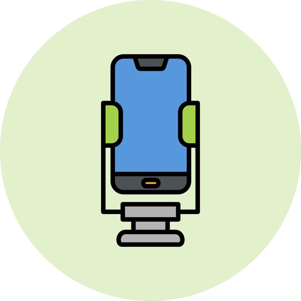 Smartphone Stand Vector Icon