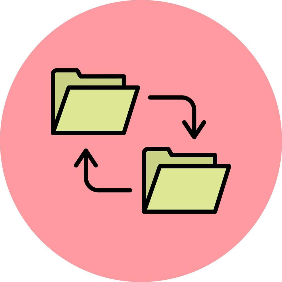 Data Transfer Vector Icon