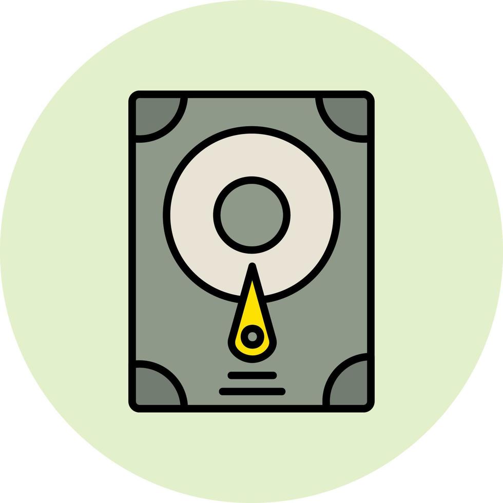 icono de vector de disco duro