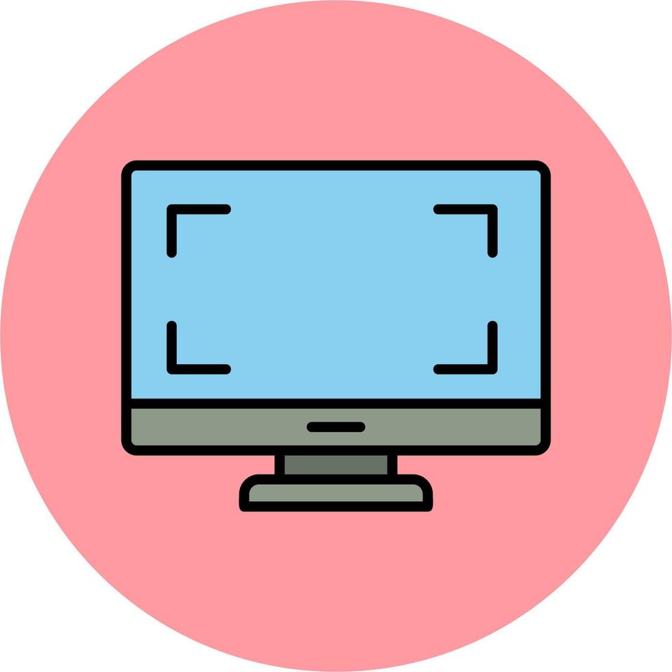 Monitor Vector Icon