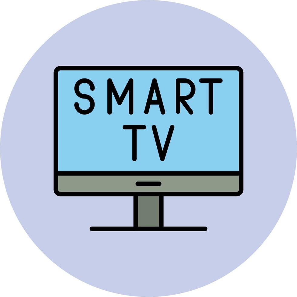 Smart Tv Vector Icon