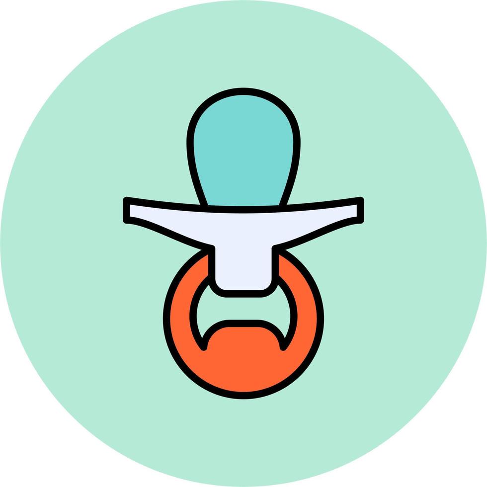 Pacifier Vector Icon