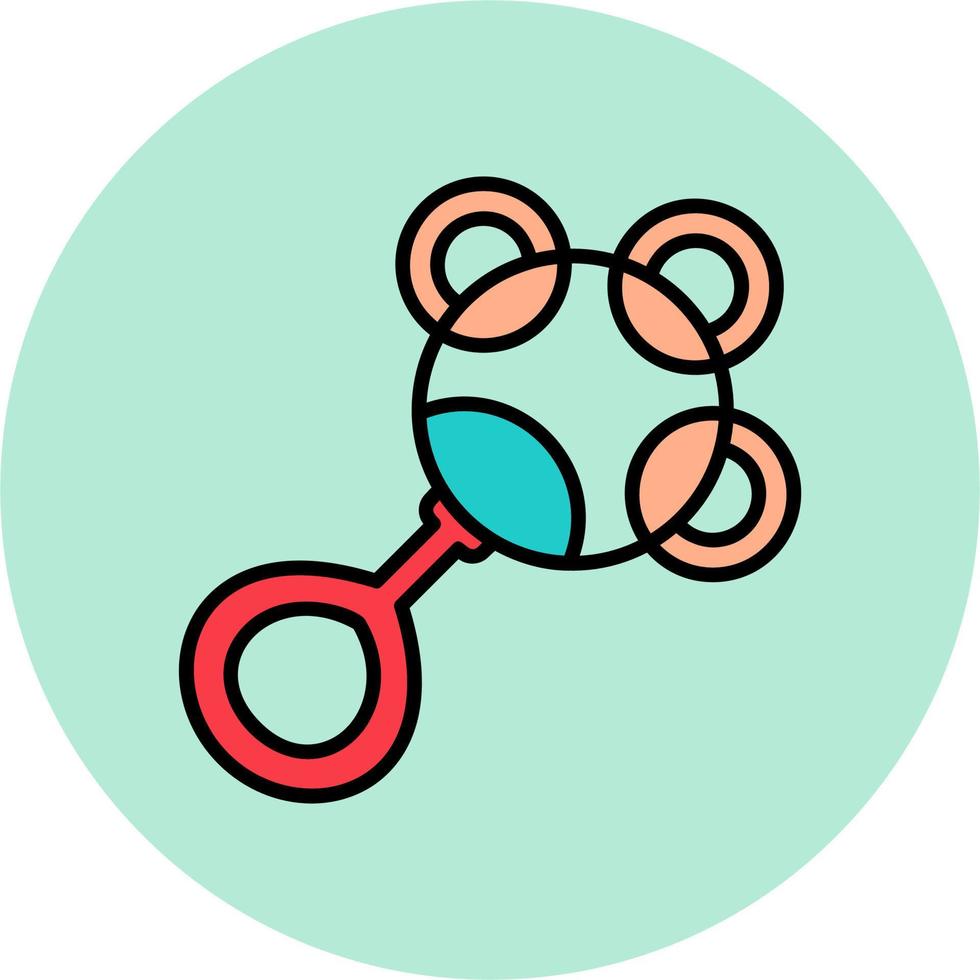 Rattle Vector Icon