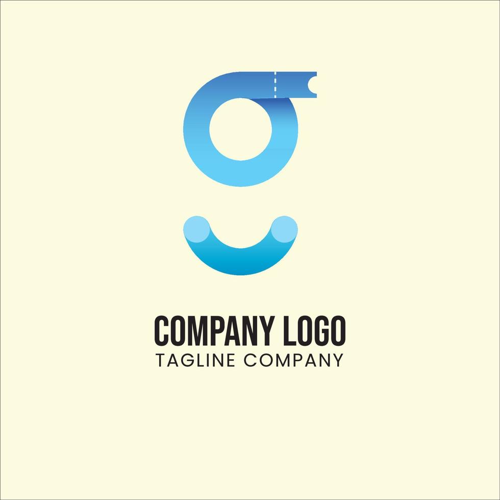 logotipo letra g vector