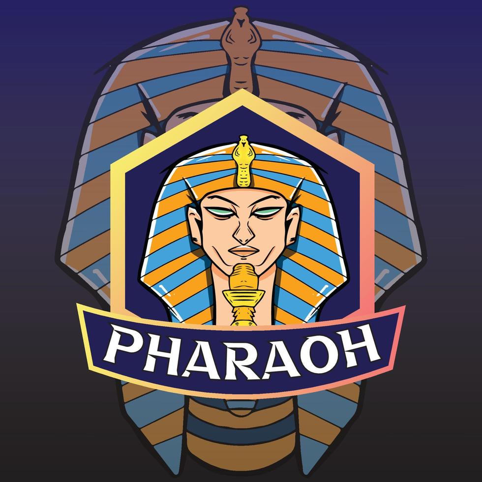 PHARAOH LOGO GAMER vector