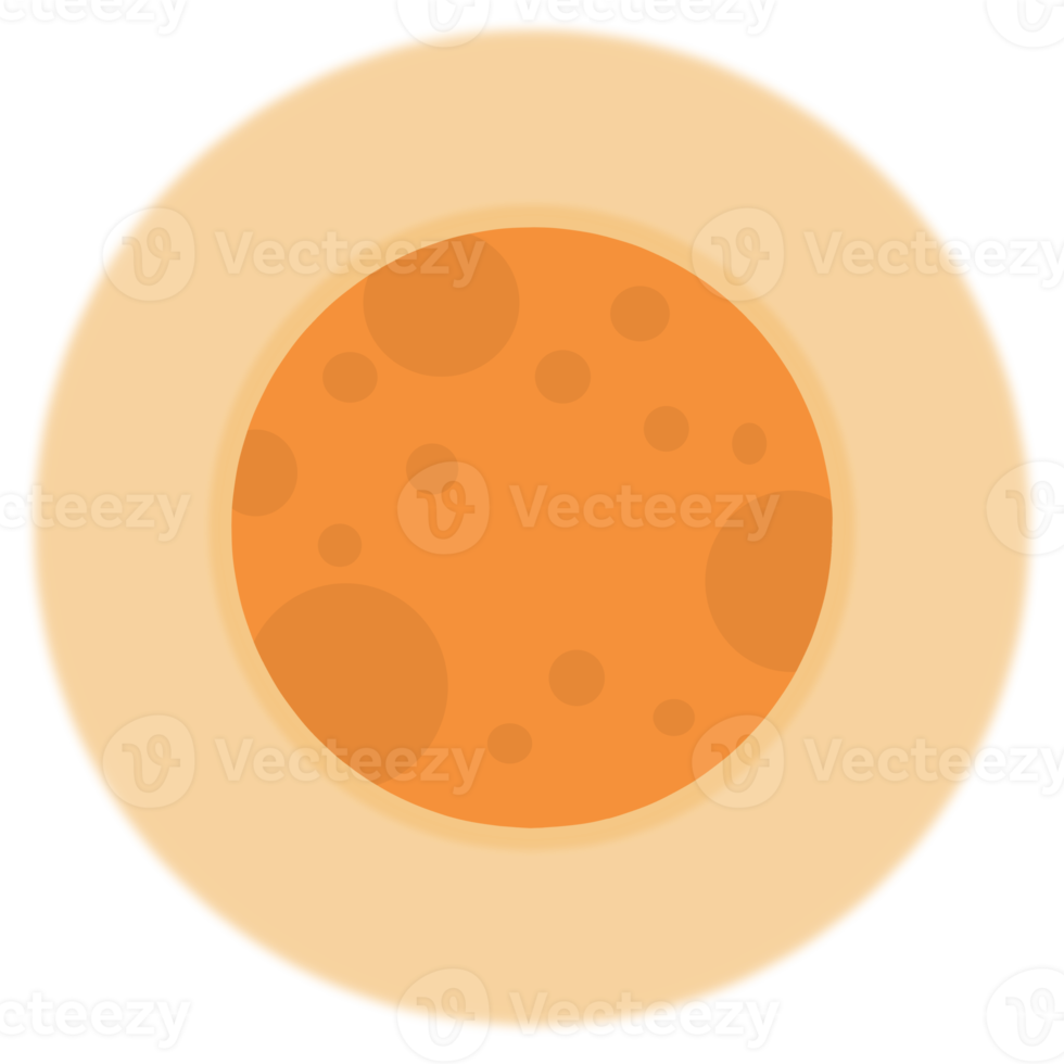 illustration av en måne png