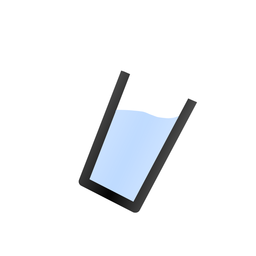 drinking water on glass icon png