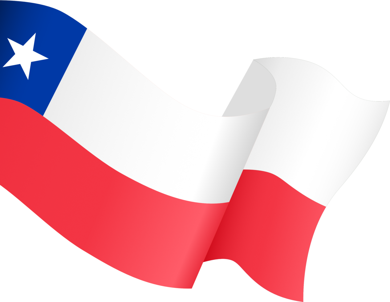 Chile bandera ola aislado en png o transparente antecedentes 20389392 PNG