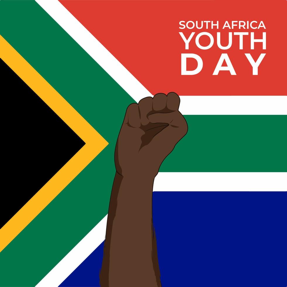 Vector illustration for South African youth day June 16