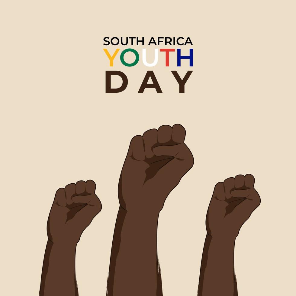 Vector illustration for South African youth day June 16