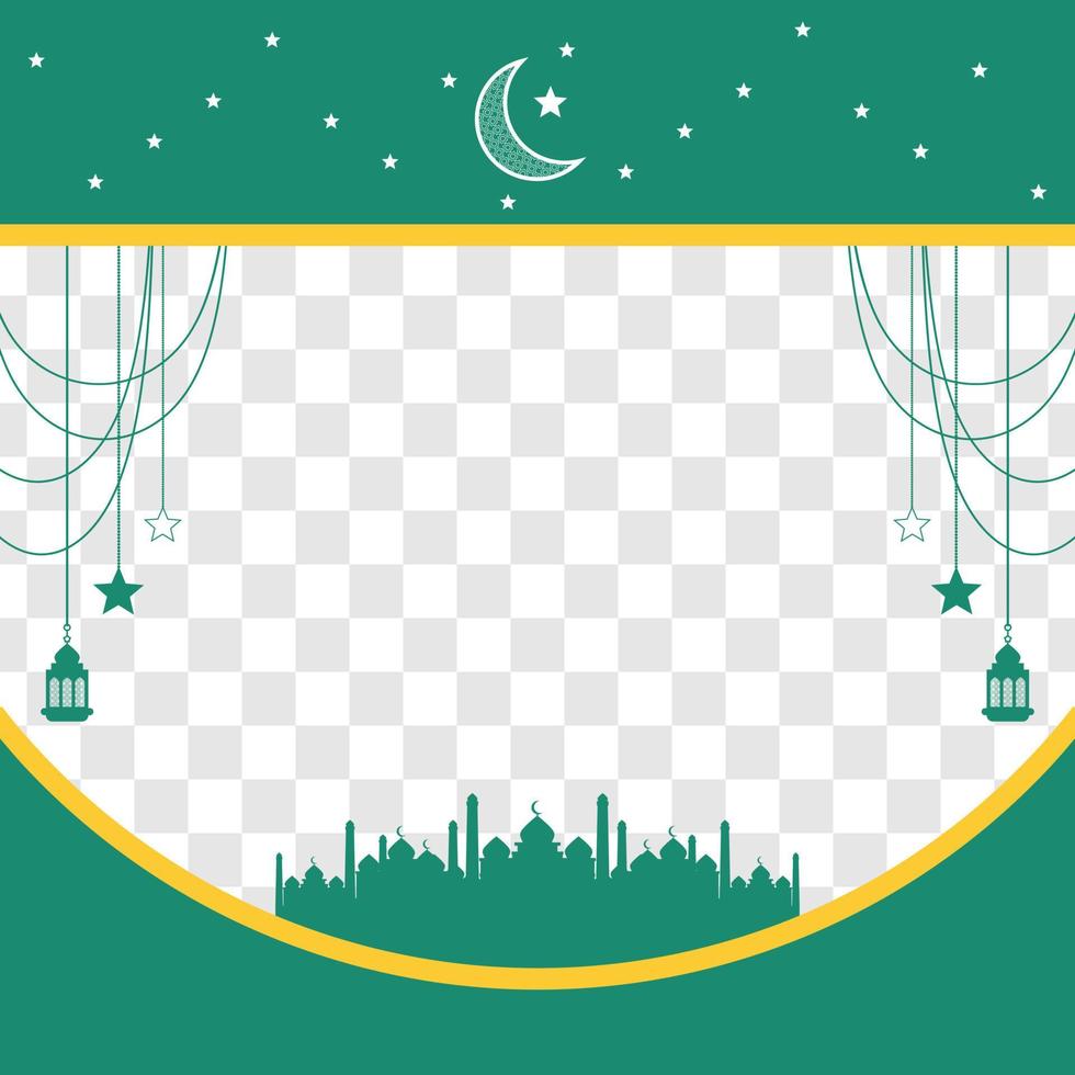 Eid greeting card, ramadan graphic design vector illustration background Modern Flat Elegant Islamic, perfect for any post template or banner need and other Graphic Related Assets