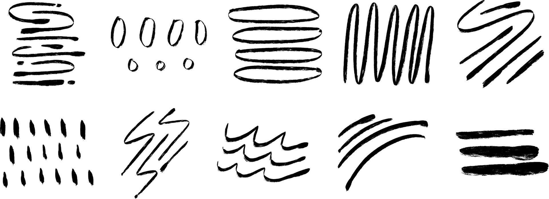 Hand Draw Brush Line Pattern 20389856 Vector Art at Vecteezy