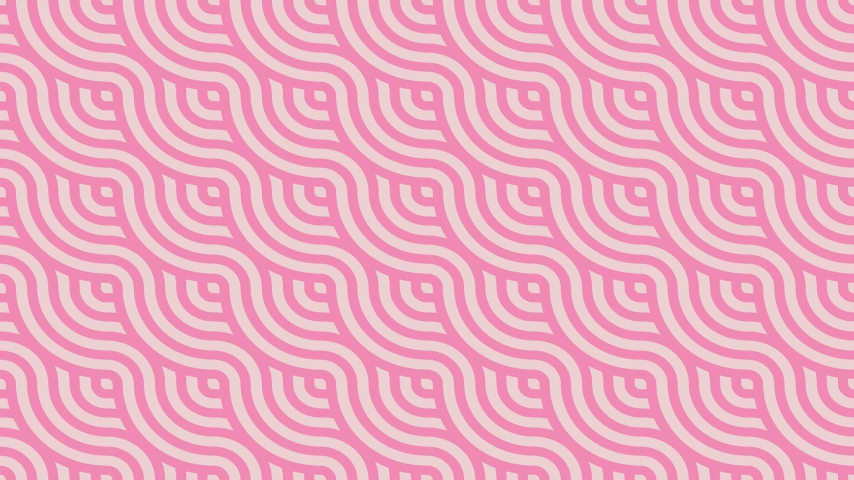Japanese Pattern In The Form Of Pink Tiles vector