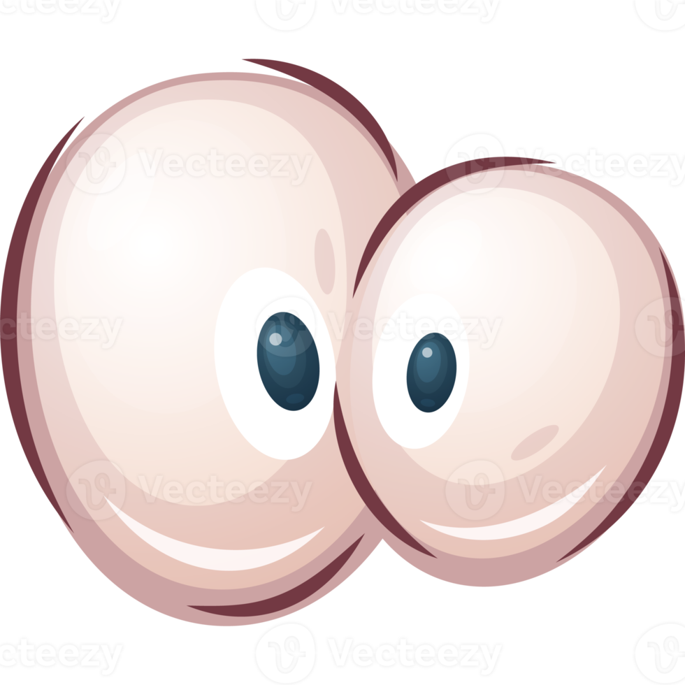 dibujos animados loco ojos png