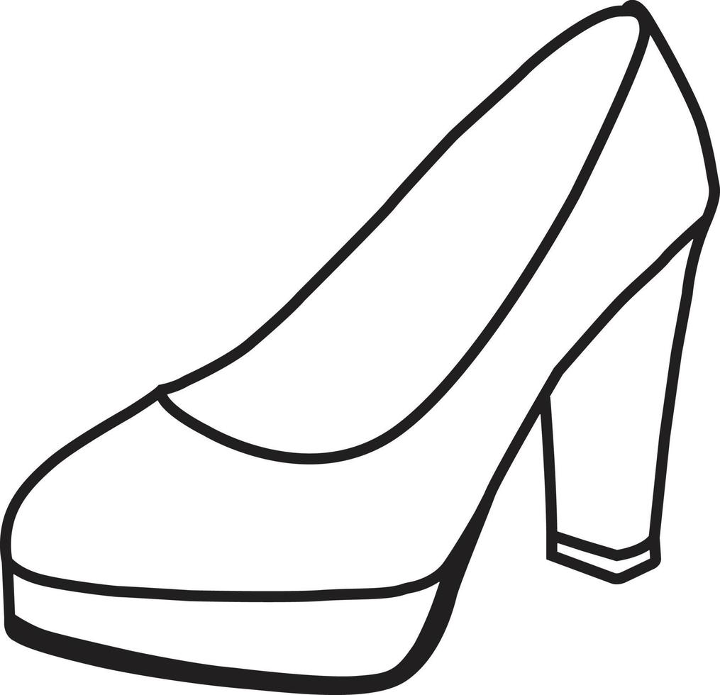 alto tacones Zapatos vector icono. lleno plano firmar para móvil concepto y web diseño. mujer zapato glifo icono. símbolo, logo ilustración. vector gráficos