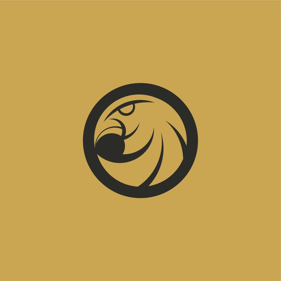 simple eagle logo vector