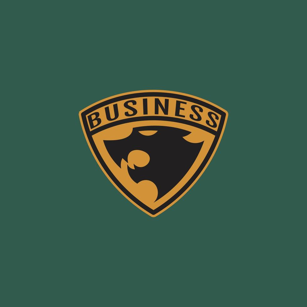 panther simple logo vector