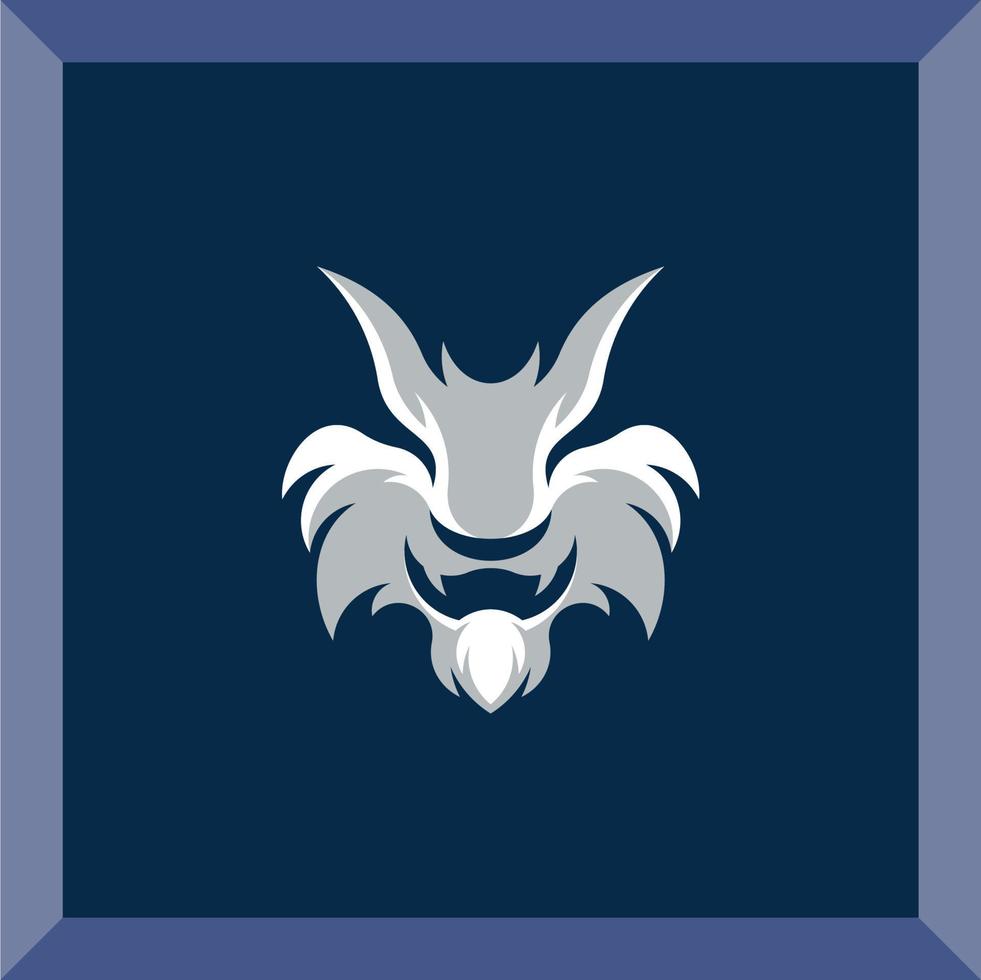 simple wolf logo vector