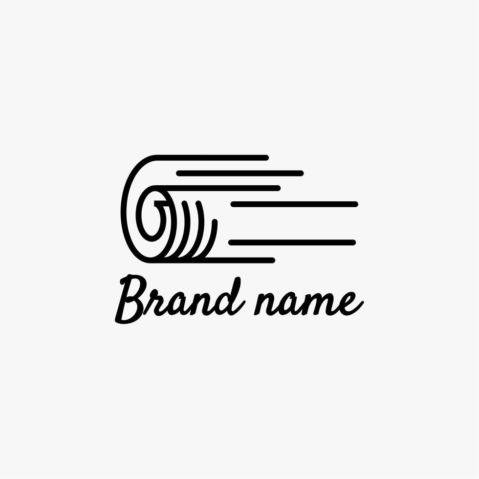 fast news simple logo vector