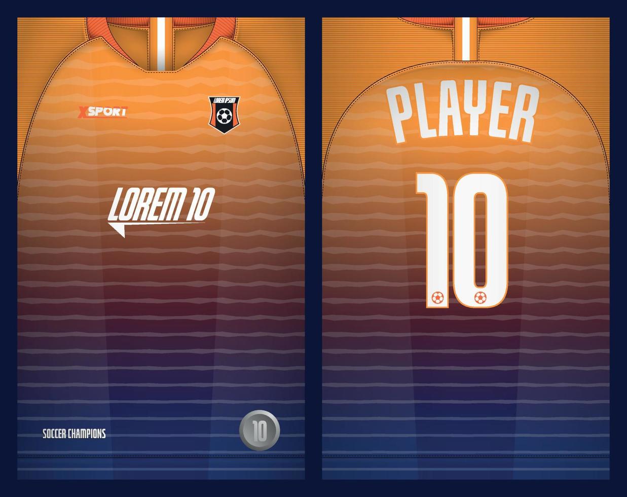 Soccer jersey design for sublimation, sport t shirt design vector