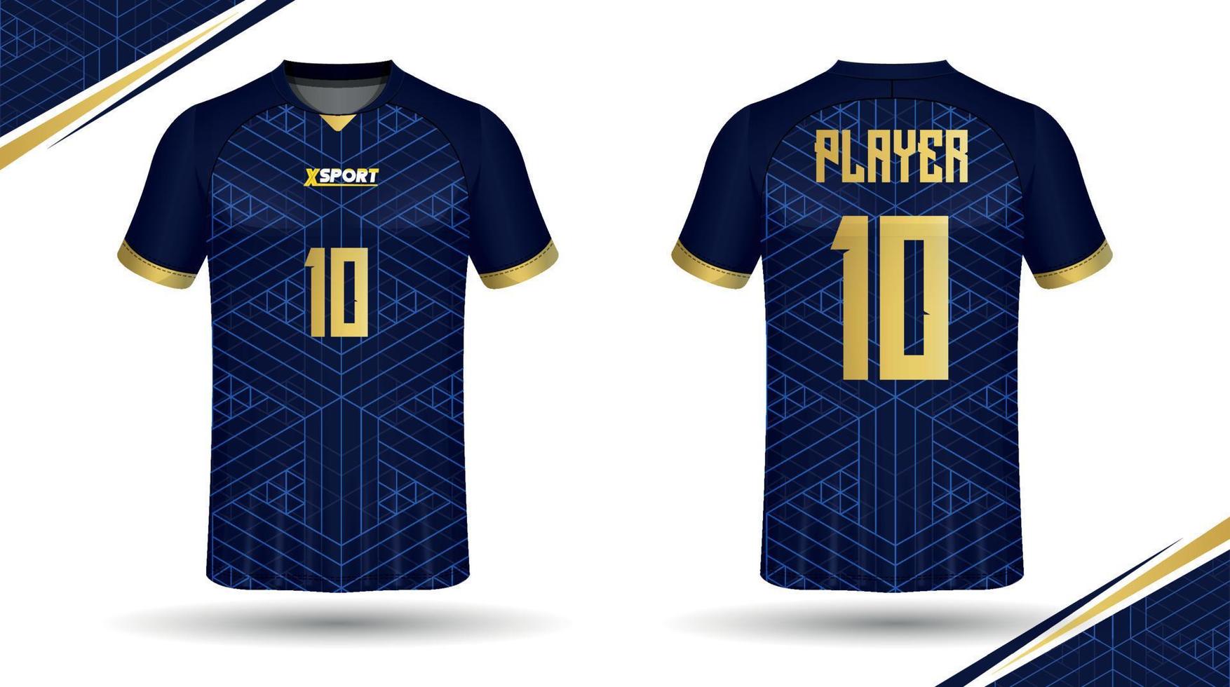 diseño de camisetas de fútbol para sublimación, diseño de camisetas deportivas vector