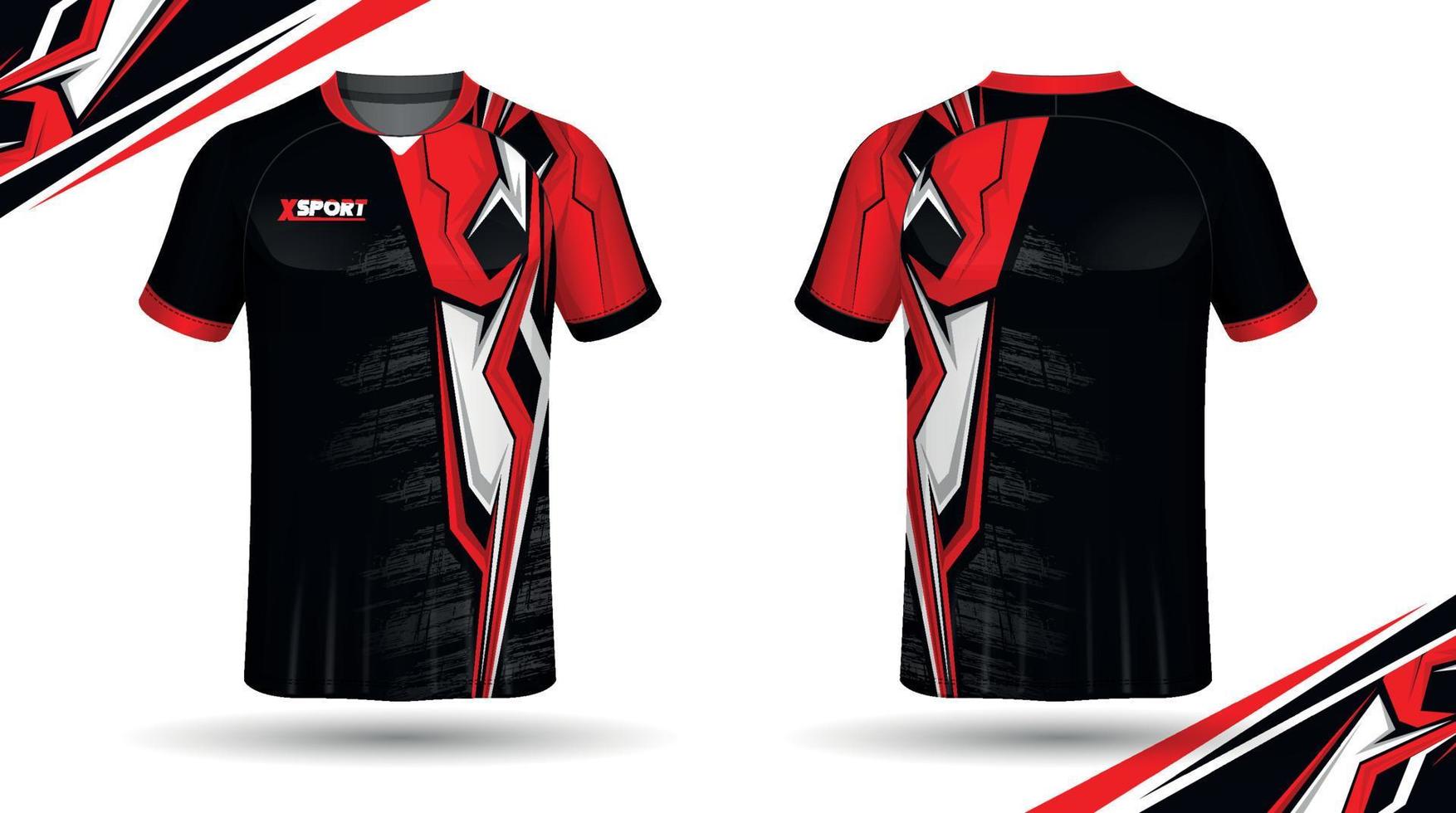 Soccer jersey design for sublimation, sport t shirt design vector