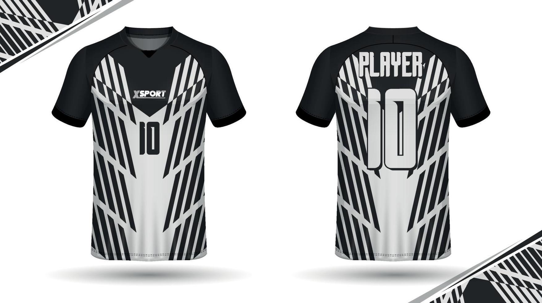 Soccer jersey design for sublimation, sport t shirt design vector