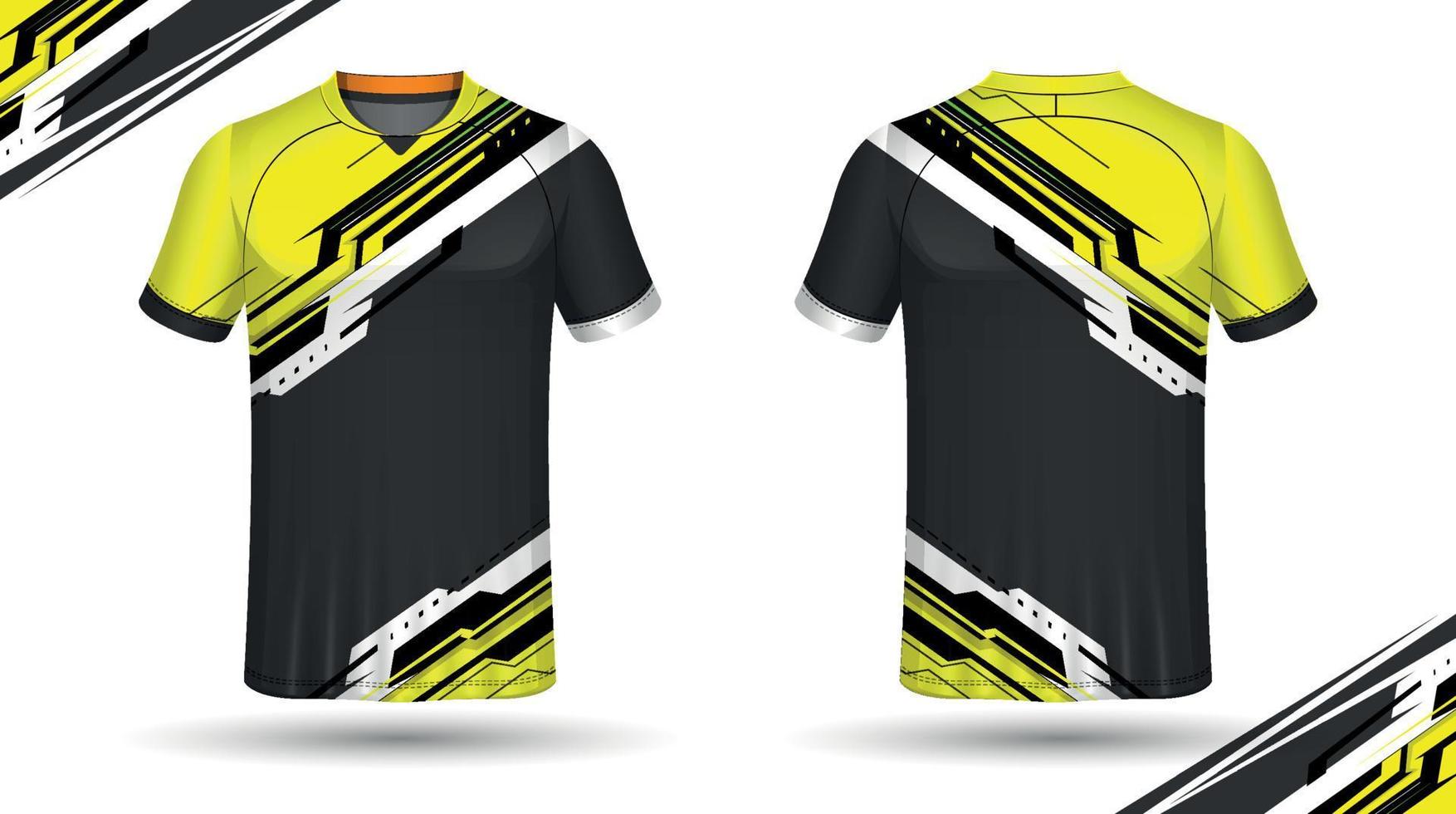 diseño de camisetas de fútbol para sublimación, diseño de camisetas deportivas vector