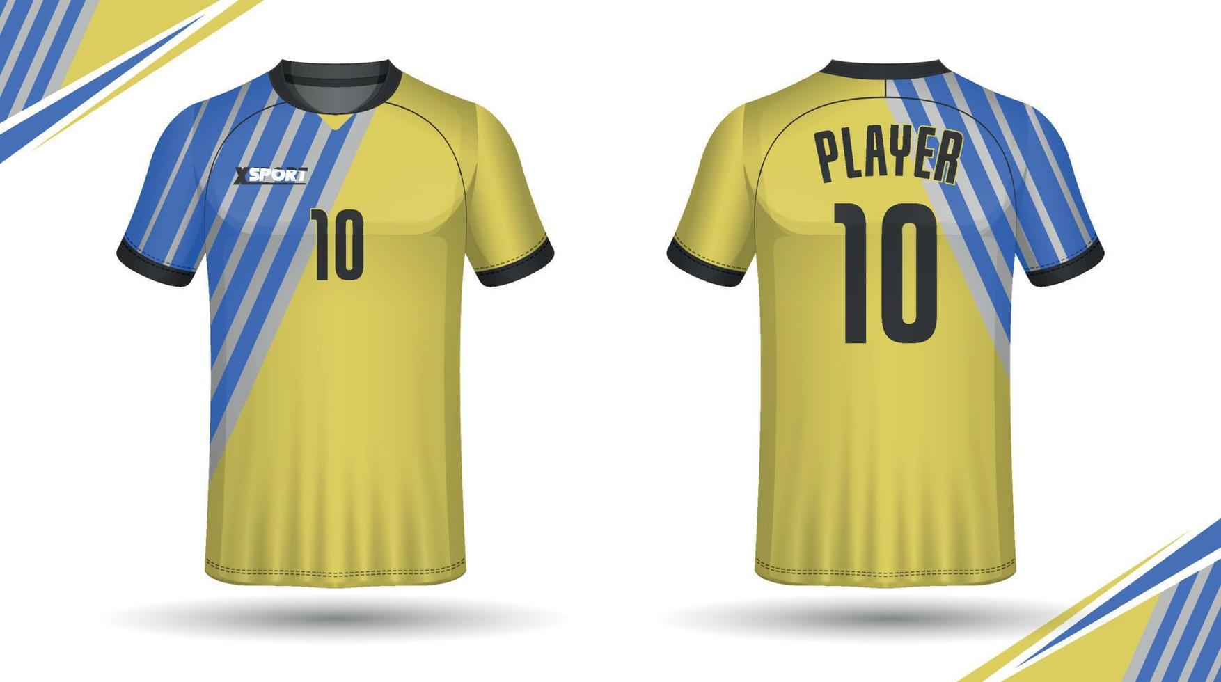 Soccer jersey design for sublimation, sport t shirt design vector