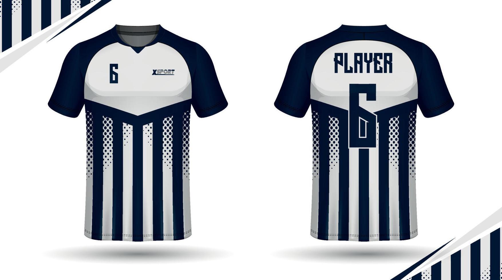 diseño de camisetas de fútbol para sublimación, diseño de camisetas deportivas vector