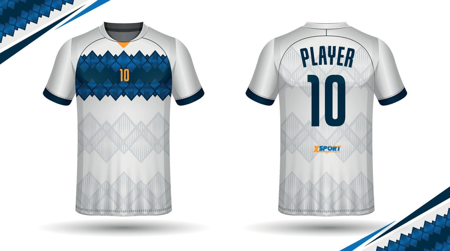 Soccer jersey design for sublimation, sport t shirt design vector