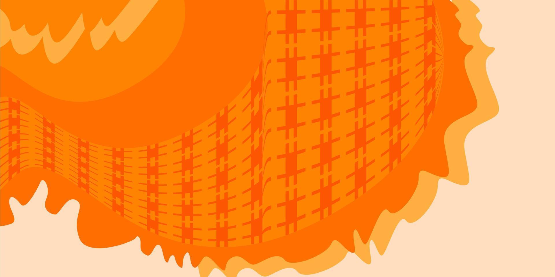 Abstract orange background, soft colors, flat design vector