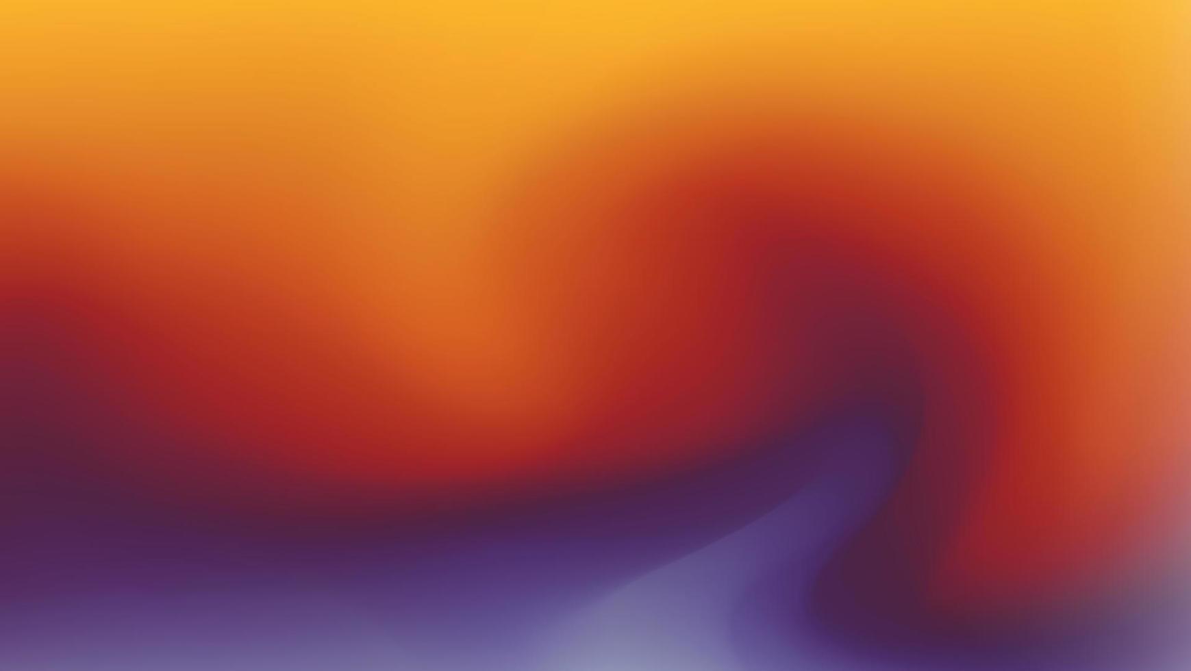 Abstract Orange and Blue Gradient Mesh Background. vector