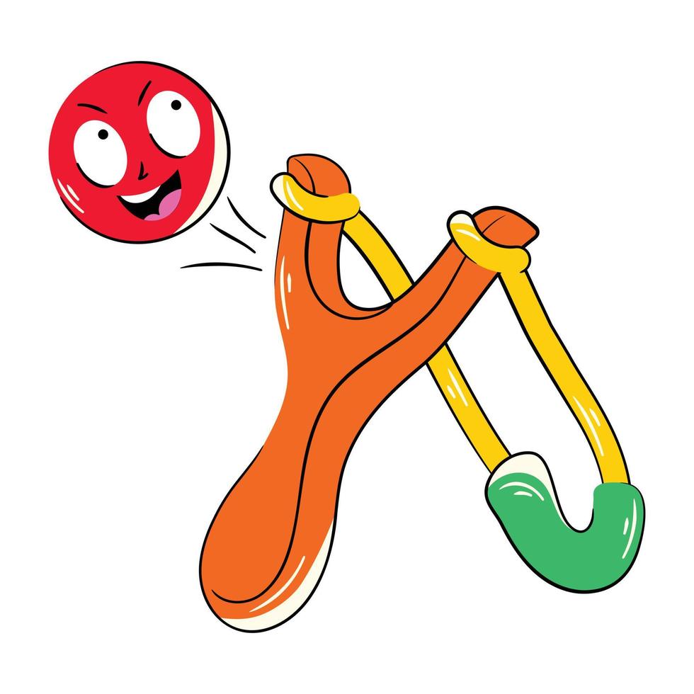Trendy Slingshot Concepts vector