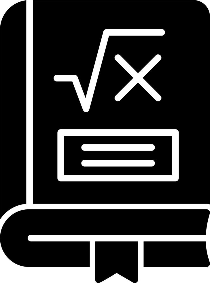 Maths Book Vector Icon